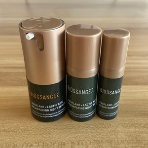 Biossance Squalane + Lactic Acid Resurfacing Night Serum - .97 oz total!